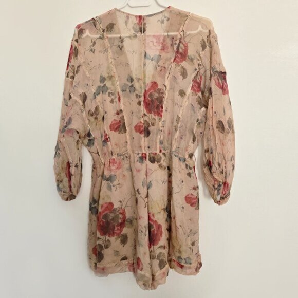 Zimmermann Mischief Ladder Playsuit Romper Size 1 Small b71E - Picture 4 of 11